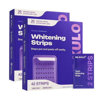 🥰𝑶𝒇𝒇𝒊𝒄𝒊𝒂𝒍 𝑺𝒕𝒐𝒓𝒆  | Purple Color-Correcting Strips for a Brighter Smile Instantly