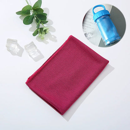 ⏰Summer Sale Buy 1 Get 1 Free❄💦Cold Sweat Towel You Can Use Anywhere, Anytime! Reusable Soft Absorbent Cooling Portableâ€?UK Ready!