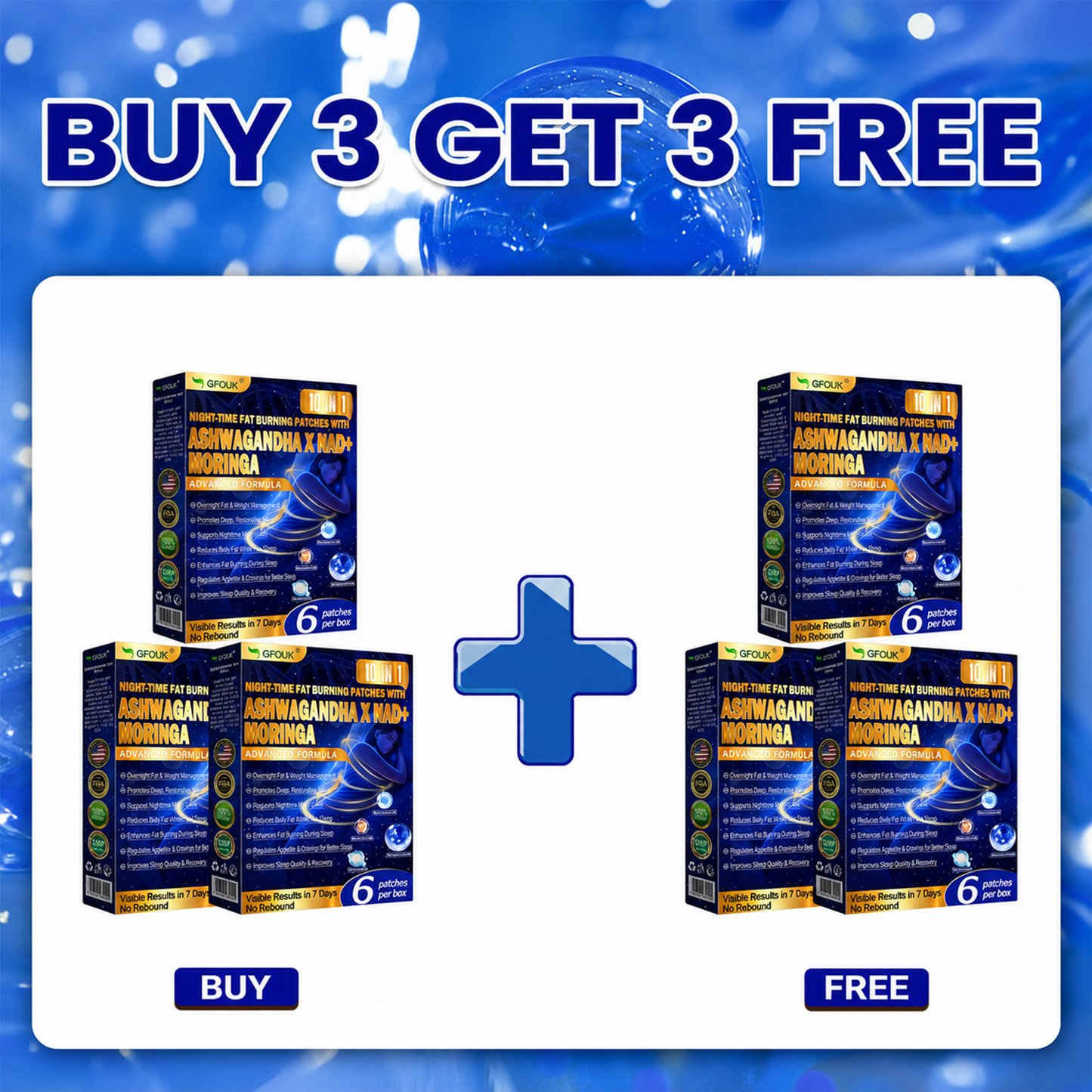 𝙂𝙁𝙊𝙐𝙆® NIGHT-TIME FAT BURNING PATCHES! ZERO PILLS & ZERO WASTE & ZERO STRUGGLE & 100% RESULTS.