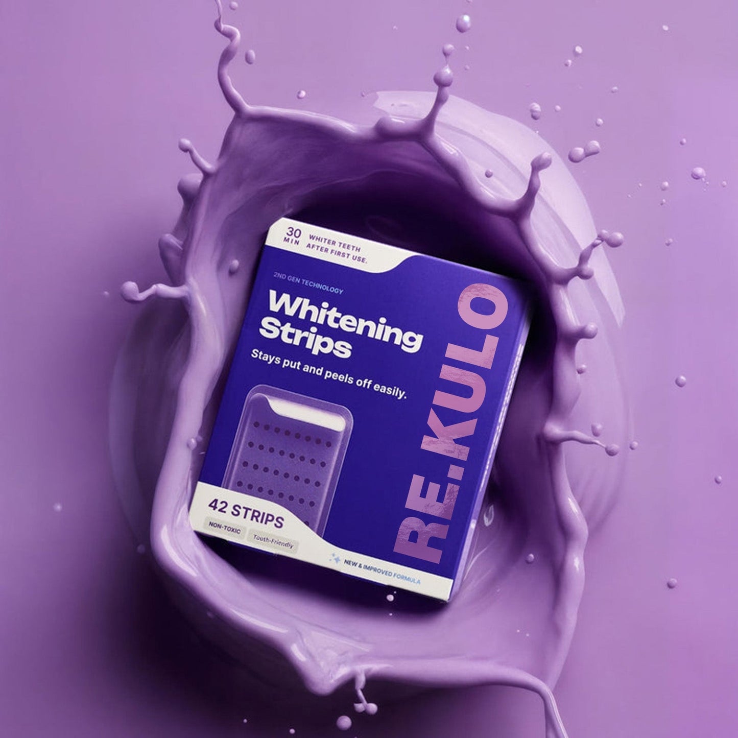 🥰𝑶𝒇𝒇𝒊𝒄𝒊𝒂𝒍 𝑺𝒕𝒐𝒓𝒆  | Purple Color-Correcting Strips for a Brighter Smile Instantly