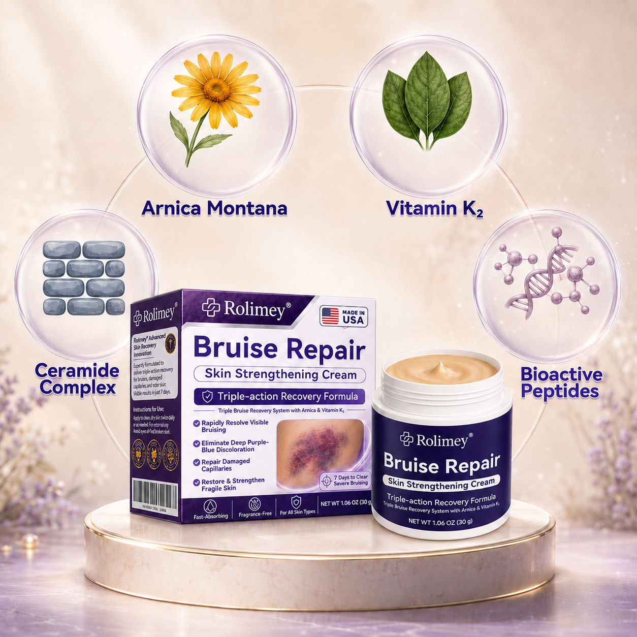 👨‍⚕️Over 100,000 units sold💕 - Rolimey® cream to repair bruises and strengthen the skin.