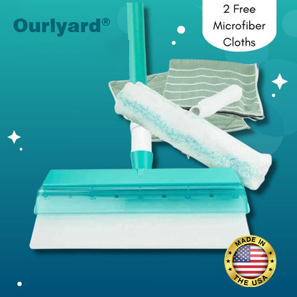 💞Ourlyard® Recyclable Silicone Window Squeegee Kit