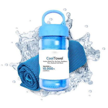 ⏰Summer Sale Buy 1 Get 1 Free❄💦Cold Sweat Towel You Can Use Anywhere, Anytime! Reusable Soft Absorbent Cooling Portableâ€?UK Ready!