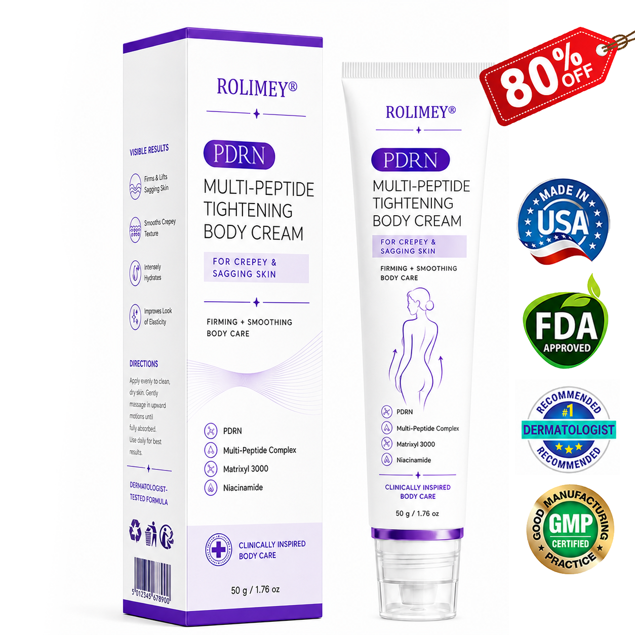 💜ROLIMEY® 𝐏𝐃𝐑𝐍 𝐌𝐮𝐥𝐭𝐢-𝐏𝐞𝐩𝐭𝐢𝐝𝐞 𝐌𝐚𝐬𝐬𝐚𝐠𝐢𝐧𝐠 𝐁𝐨𝐝𝐲 𝐑𝐨𝐥𝐥𝐞𝐫 𝐂𝐫𝐞𝐚𝐦- 𝐀𝐧𝐭𝐢-𝐚𝐠𝐢𝐧𝐠, 𝐇𝐲𝐝𝐫𝐚𝐭𝐢𝐧𝐠, 𝐒𝐤𝐢𝐧 𝐅𝐢𝐫𝐦𝐢𝐧𝐠 & 𝐋𝐢𝐟𝐭𝐢𝐧𝐠, 𝐒𝐤𝐢𝐧 𝐑𝐞𝐩𝐚𝐢𝐫, 𝐄𝐯𝐞𝐧 𝐓𝐨𝐧𝐞, 𝐀𝐜𝐧𝐞 𝐚𝐧𝐝 𝐃𝐚𝐫𝐤 𝐒𝐩𝐨𝐭 𝐓𝐫𝐞𝐚𝐭𝐦𝐞𝐧𝐭, 𝐖𝐚𝐫𝐭 𝐚𝐧𝐝 𝐌𝐨𝐥𝐞 𝐑𝐞𝐦𝐨𝐯𝐚𝐥, 𝐚𝐧𝐝 𝐏𝐬𝐨𝐫𝐢𝐚𝐬𝐢𝐬 𝐑𝐞𝐥𝐢𝐞𝐟.